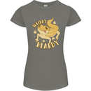 Weirdy Beardy Funny Bearded Dragon Womens Petite Cut T-Shirt Charcoal