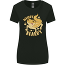 Weirdy Beardy Funny Bearded Dragon Womens Wider Cut T-Shirt Black