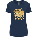 Weirdy Beardy Funny Bearded Dragon Womens Wider Cut T-Shirt Navy Blue