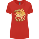 Weirdy Beardy Funny Bearded Dragon Womens Wider Cut T-Shirt Red