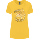 Weirdy Beardy Funny Bearded Dragon Womens Wider Cut T-Shirt Yellow