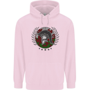 Welsh Bodybuilding Flag Gym Training Wales Childrens Kids Hoodie Light Pink