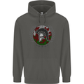 Welsh Bodybuilding Flag Gym Training Wales Childrens Kids Hoodie Storm Grey