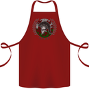 Welsh Bodybuilding Flag Gym Training Wales Cotton Apron 100% Organic Maroon