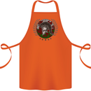 Welsh Bodybuilding Flag Gym Training Wales Cotton Apron 100% Organic Orange