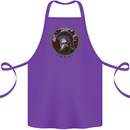 Welsh Bodybuilding Flag Gym Training Wales Cotton Apron 100% Organic Purple