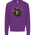 Welsh Bodybuilding Flag Gym Training Wales Kids Sweatshirt Jumper Purple