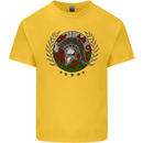 Welsh Bodybuilding Flag Gym Training Wales Kids T-Shirt Childrens Yellow