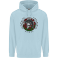 Welsh Bodybuilding Flag Gym Training Wales Mens 80% Cotton Hoodie Light Blue