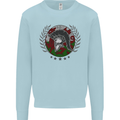 Welsh Bodybuilding Flag Gym Training Wales Mens Sweatshirt Jumper Light Blue
