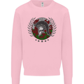 Welsh Bodybuilding Flag Gym Training Wales Mens Sweatshirt Jumper Light Pink