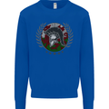 Welsh Bodybuilding Flag Gym Training Wales Mens Sweatshirt Jumper Royal Blue