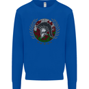 Welsh Bodybuilding Flag Gym Training Wales Mens Sweatshirt Jumper Royal Blue