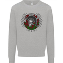 Welsh Bodybuilding Flag Gym Training Wales Mens Sweatshirt Jumper Sports Grey