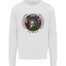 Welsh Bodybuilding Flag Gym Training Wales Mens Sweatshirt Jumper White
