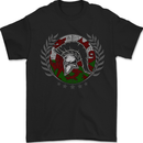 Welsh Bodybuilding Flag Gym Training Wales Mens T-Shirt 100% Cotton Black