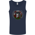 Welsh Bodybuilding Flag Gym Training Wales Mens Vest Tank Top Navy Blue