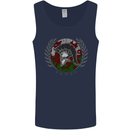 Welsh Bodybuilding Flag Gym Training Wales Mens Vest Tank Top Navy Blue