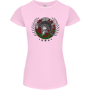 Welsh Bodybuilding Flag Gym Training Wales Womens Petite Cut T-Shirt Light Pink