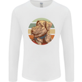 Welsh Terrier Dog Mens Long Sleeve T-Shirt White