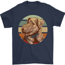 Welsh Terrier Dog Mens T-Shirt 100% Cotton Navy Blue