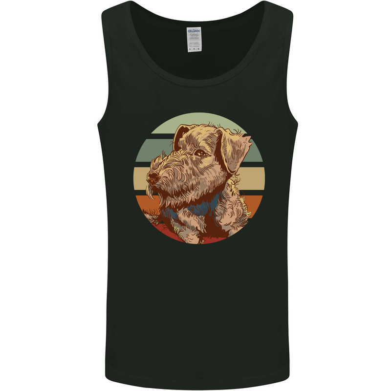 Welsh Terrier Dog Mens Vest Tank Top Black