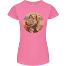 Welsh Terrier Dog Womens Petite Cut T-Shirt Azalea