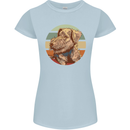 Welsh Terrier Dog Womens Petite Cut T-Shirt Light Blue