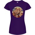 Welsh Terrier Dog Womens Petite Cut T-Shirt Purple