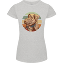 Welsh Terrier Dog Womens Petite Cut T-Shirt Sports Grey