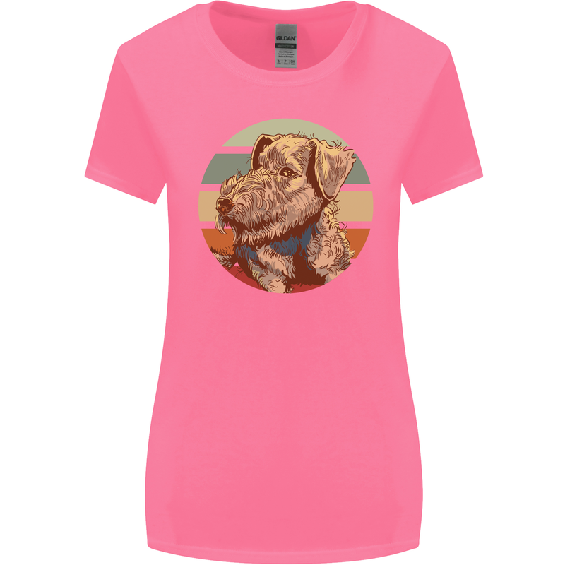 Welsh Terrier Dog Womens Wider Cut T-Shirt Azalea