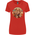 Welsh Terrier Dog Womens Wider Cut T-Shirt Red