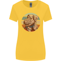 Welsh Terrier Dog Womens Wider Cut T-Shirt Yellow