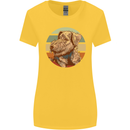 Welsh Terrier Dog Womens Wider Cut T-Shirt Yellow