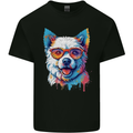 West Highland Terrier Westie Dog Mens Cotton T-Shirt Tee Top Black