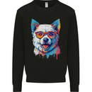 West Highland Terrier Westie Dog Mens Sweatshirt Jumper Black