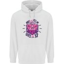 What Doesn't Kill Me Funny Role Play Games Dice Mens 80% Cotton Hoodie White