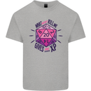 What Doesn't Kill Me Funny Role Play Games Dice Mens Cotton T-Shirt Tee Top Sports Grey
