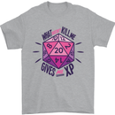 What Doesn't Kill Me Funny Role Play Games Dice Mens T-Shirt 100% Cotton Sports Grey