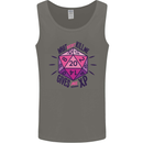 What Doesn't Kill Me Funny Role Play Games Dice Mens Vest Tank Top Charcoal