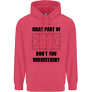 What Part of Hockey Dont You Understand Ice Childrens Kids Hoodie Heliconia