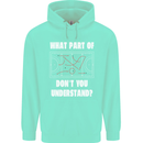 What Part of Hockey Dont You Understand Ice Childrens Kids Hoodie Peppermint