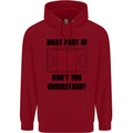 What Part of Hockey Dont You Understand Ice Childrens Kids Hoodie Red