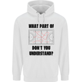 What Part of Hockey Dont You Understand Ice Childrens Kids Hoodie White