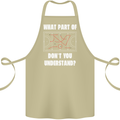 What Part of Hockey Dont You Understand Ice Cotton Apron 100% Organic Khaki