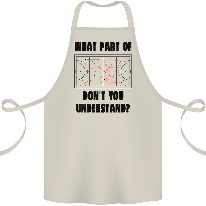 What Part of Hockey Dont You Understand Ice Cotton Apron 100% Organic Natural