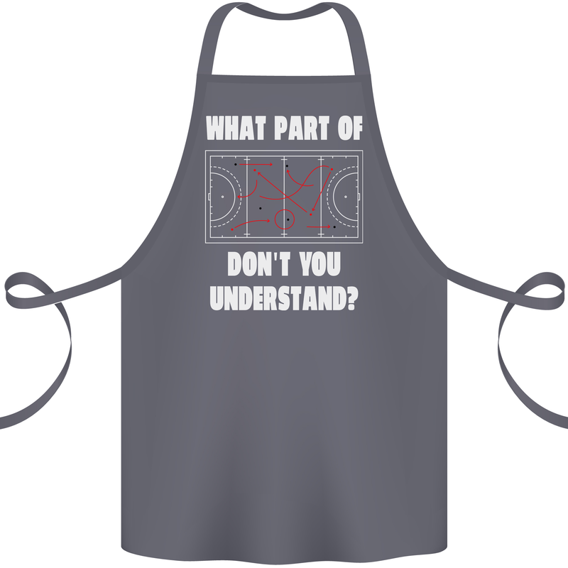 What Part of Hockey Dont You Understand Ice Cotton Apron 100% Organic Steel