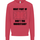 What Part of Hockey Dont You Understand Ice Kids Sweatshirt Jumper Heliconia