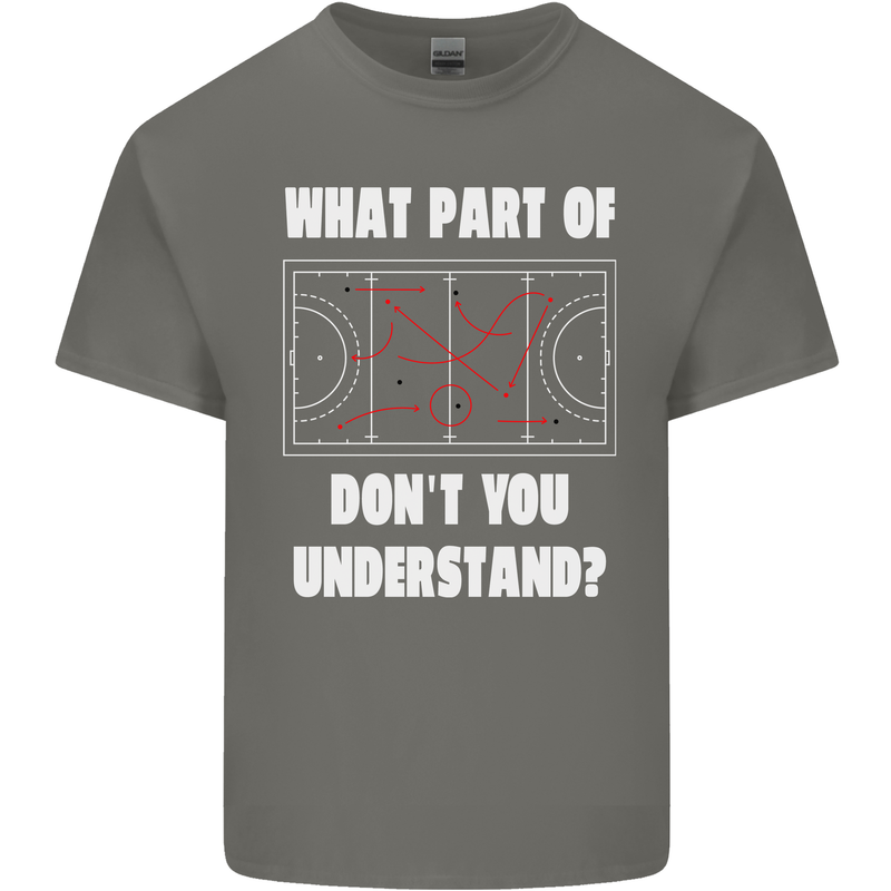 What Part of Hockey Dont You Understand Ice Kids T-Shirt Childrens Charcoal