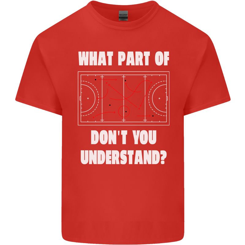 What Part of Hockey Dont You Understand Ice Kids T-Shirt Childrens Red